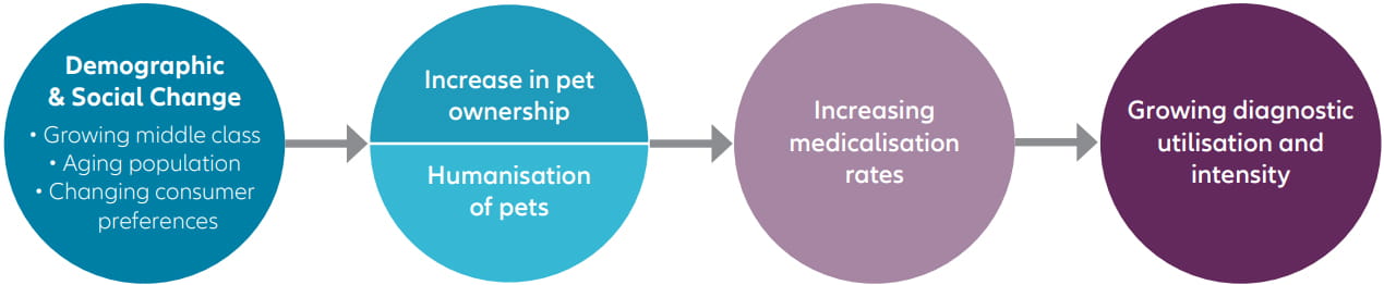 Drivers of pet diagnostics